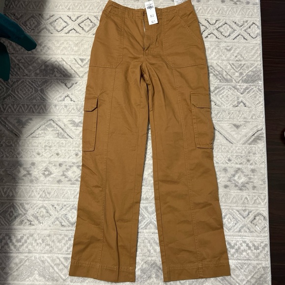SOLD** BNWT ABERCROMBIE & FITCH BROWN CARGO PANTS - Picture 4 of 5
